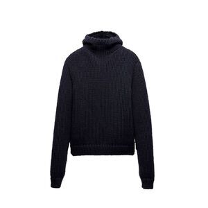 Prada Blue Wool Men's Turtleneck